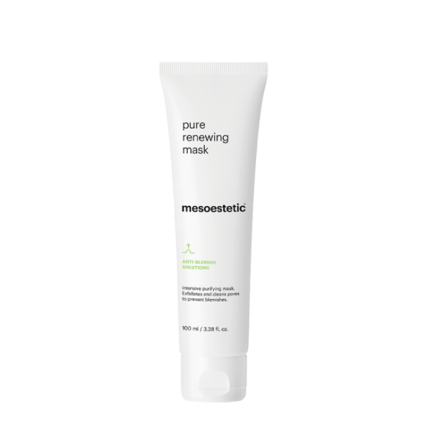 Masque pur régénérant Nettoyant hebdomadaire Peaux sujettes à l'acné m.acne complex™ Exfoliation et renouvellement cellulaire Contrôle des peaux grasses et acnéiques Granules inertes pour action mécanique.