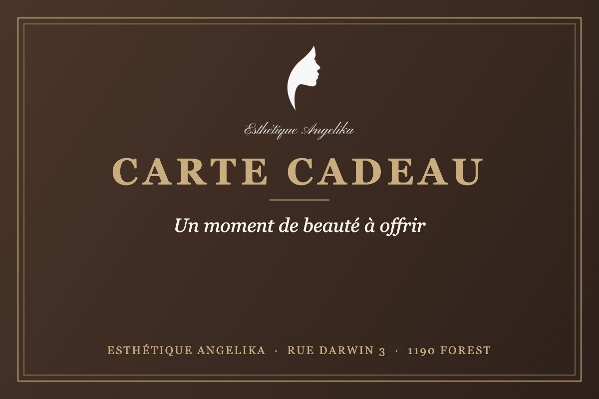 Carte cadeau Esthétique Angelika, institut de beauté à Forest
